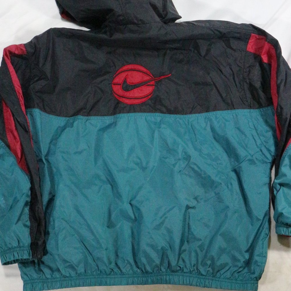 VTG NIKE BASKETBALL Hooded Zip-Up Jacket Size XL Men - Picture 6 of 7